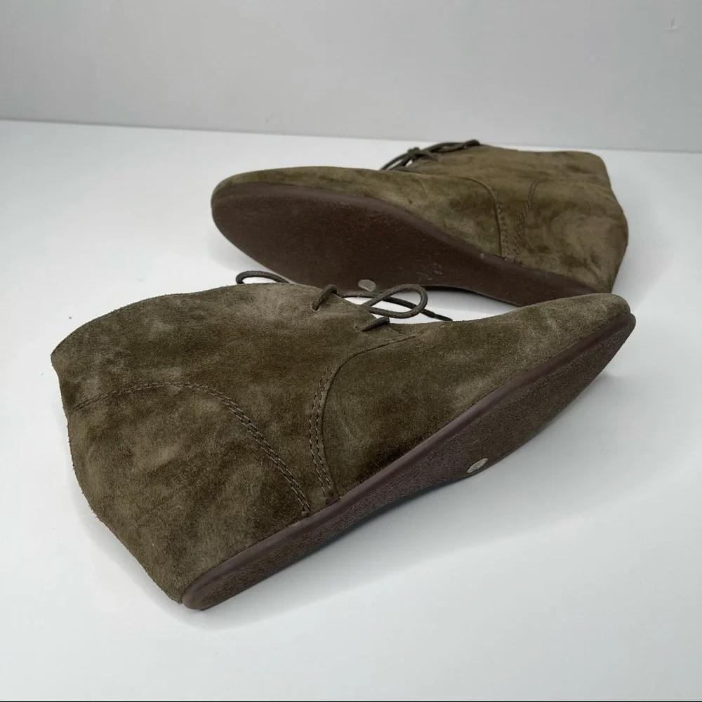 Nine West Joeyo suede wedge boots